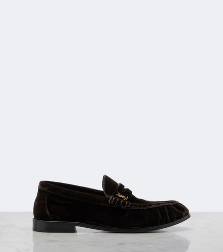 Loafers Le Loafer aus Samt - Saint Laurent - Modalova