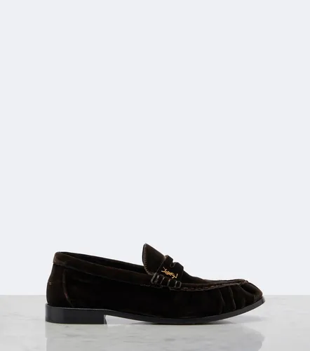 Mocassini Le Loafer in velluto - Saint Laurent - Modalova
