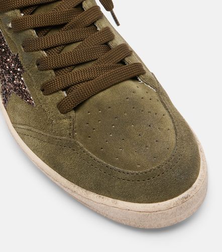 Sneakers Ball Star in suede con glitter - Golden Goose - Modalova