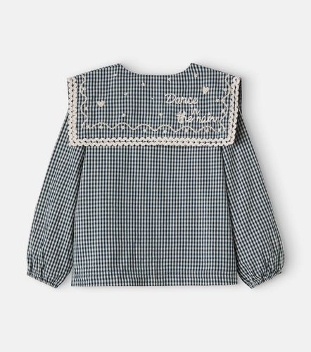 Camisa Pioupiou a cuadros Vichy bordada - Bonton - Modalova