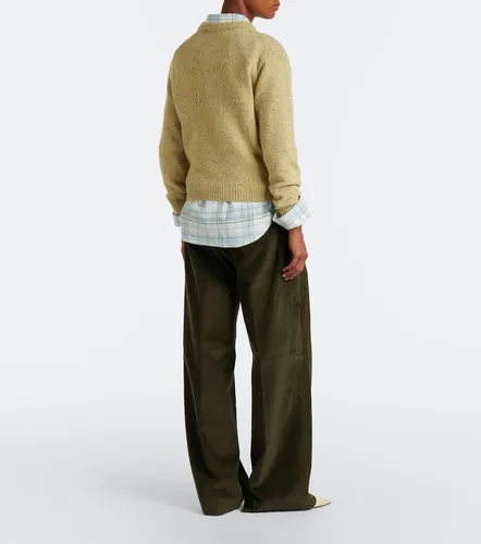 Róhe Pantaloni in velluto a coste di cotone plissé - Rohe - Modalova