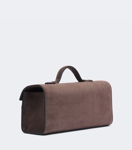 Symmetry Slim suede top-handle bag - Savette - Modalova