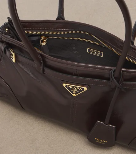 Bonnie leather shoulder bag - Prada - Modalova