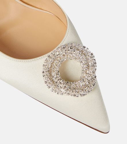Crystal-embellished satin pumps - Magda Butrym - Modalova