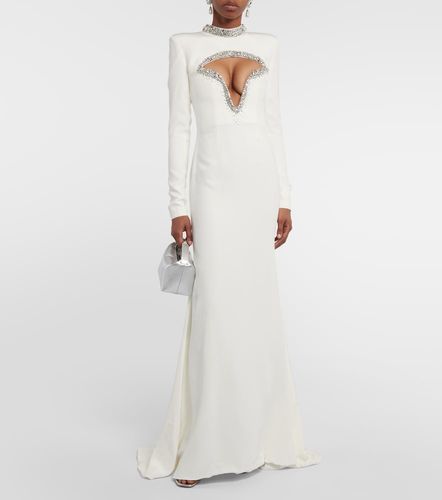 Crystal-embellished silk cutout gown - Miss Sohee - Modalova