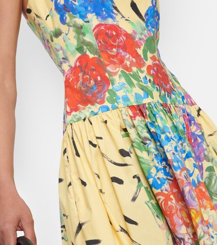 Abito midi in cotone con stampa - Christopher Kane - Modalova