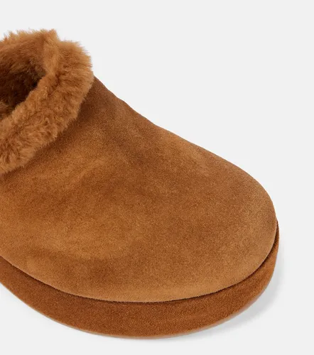 Lyss 55 suede platform clogs - Gianvito Rossi - Modalova