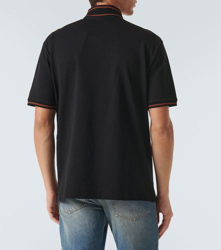 Polo de piqué de mezcla de algodón - Gucci - Modalova
