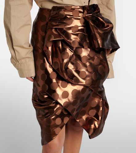 Dries Van Noten Falda midi de lamé - Dries Van Noten - Modalova