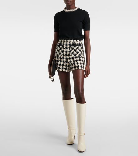 Top in lana vergine con cristalli - Valentino Garavani - Modalova