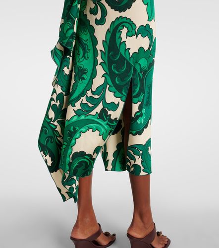 Etro Paisley ruffled midi skirt - Etro - Modalova