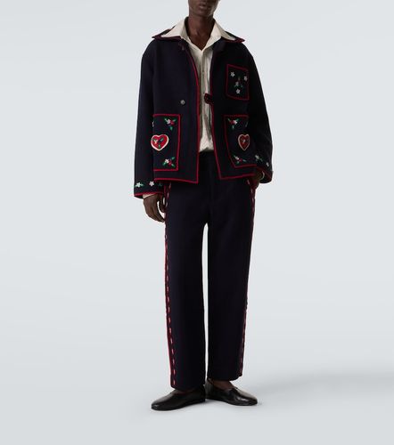 Chaqueta Carroll de lana bordada - Bode - Modalova