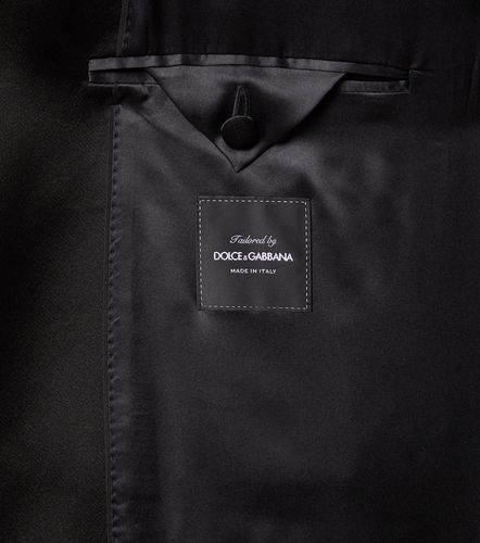 Wool and silk-blend tuxedo jacket - Dolce&Gabbana - Modalova