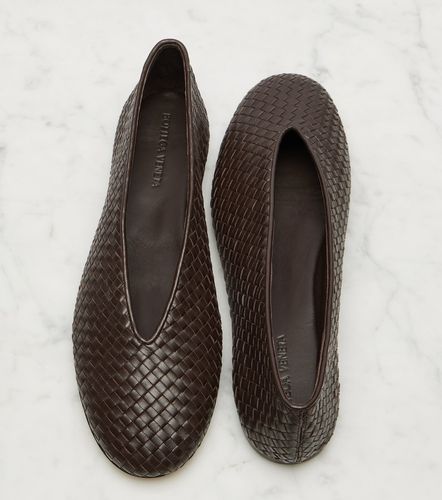 Rosa woven leather ballet flats - Bottega Veneta - Modalova