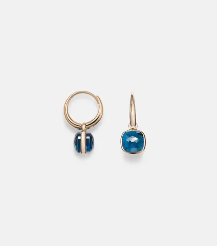 Nudo Mini 18kt rose earrings with topazes - Pomellato - Modalova