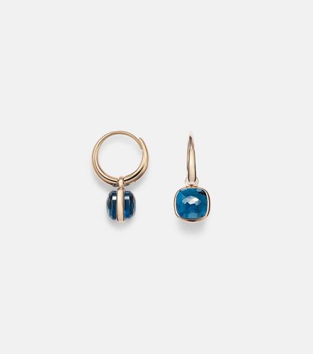 Pendientes Nudo Mini de oro rosa de 18 ct con topacios - Pomellato - Modalova