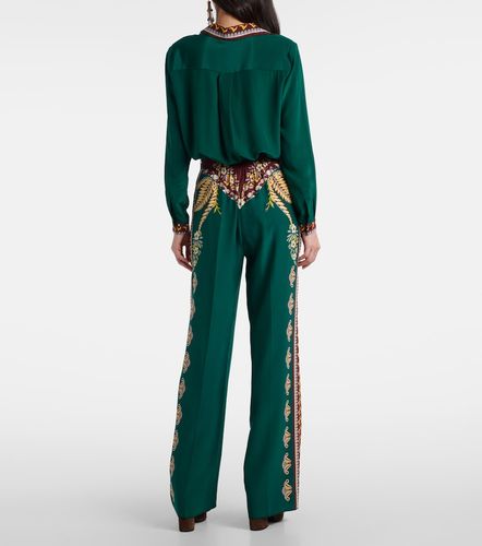 Etro Camisa de seda estampada - Etro - Modalova