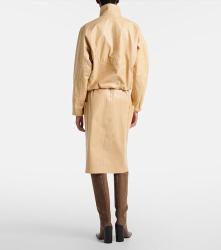 Alaia Leather pencil skirt - Alaia - Modalova