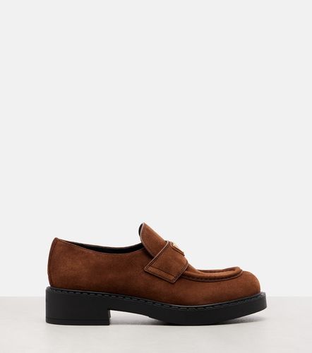 Prada Mocassini Chocolate in suede - Prada - Modalova
