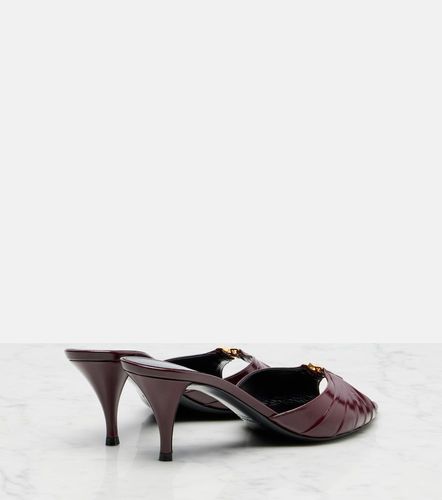 Babylone Cassandre 60 leather mules - Saint Laurent - Modalova