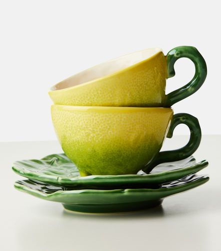 Set de 2 tazas de té y platillos Lemon - Bordallo Pinheiro - Modalova