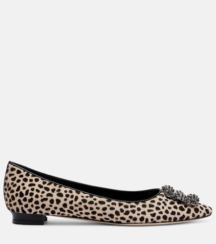 Bailarinas Hangisi de pelo de becerro - Manolo Blahnik - Modalova