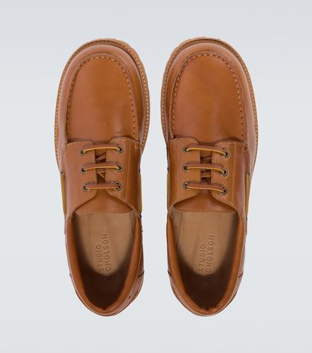 Segelschuhe Gusto aus Leder - Studio Nicholson - Modalova
