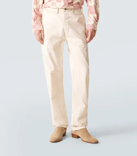 Pantalones rectos de lona de algodón - RRL - Modalova