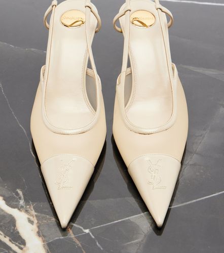 Slingback-Pumps Renée aus Mesh und Leder - Saint Laurent - Modalova
