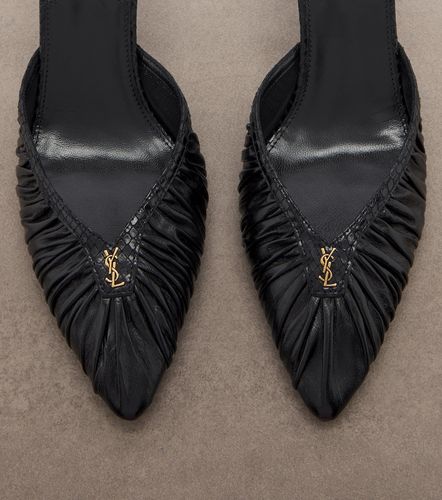 Folie Cassandre leather slingback pumps - Saint Laurent - Modalova