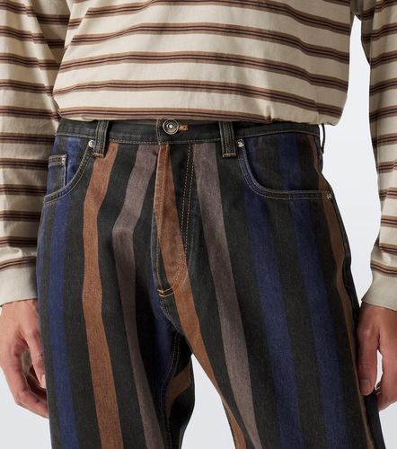 Versace Striped straight jeans - Versace - Modalova