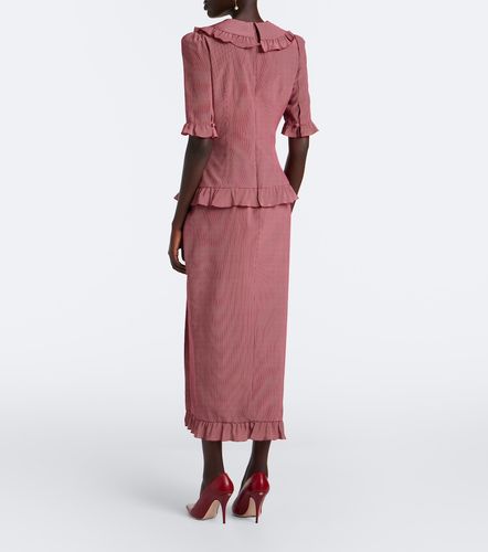 Alessandra Rich Midikleid aus Seide - Alessandra Rich - Modalova