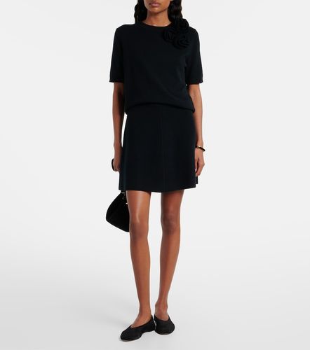 Wool and cashmere miniskirt - Jardin des Orangers - Modalova