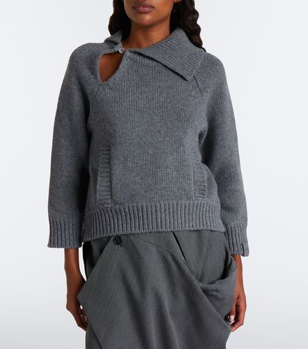 Asymmetric virgin wool sweater - Victoria Beckham - Modalova