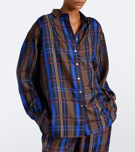 Camicia Maya in seta a quadri - Asceno - Modalova