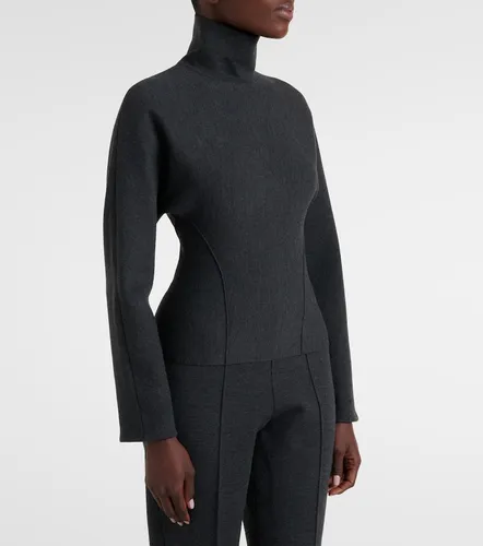 Alaïa Jersey de cuello alto en mezcla de lana - Alaia - Modalova