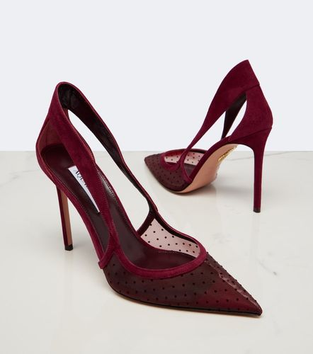 Pumps Dangerous Liaisons in mesh e suede - Aquazzura - Modalova