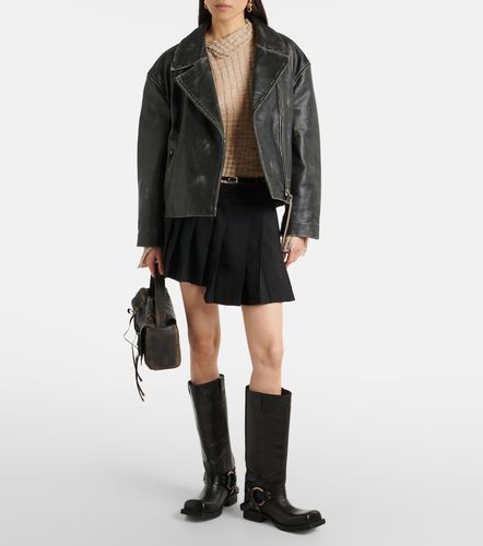 Acne Studios Chaqueta biker de piel - Acne Studios - Modalova