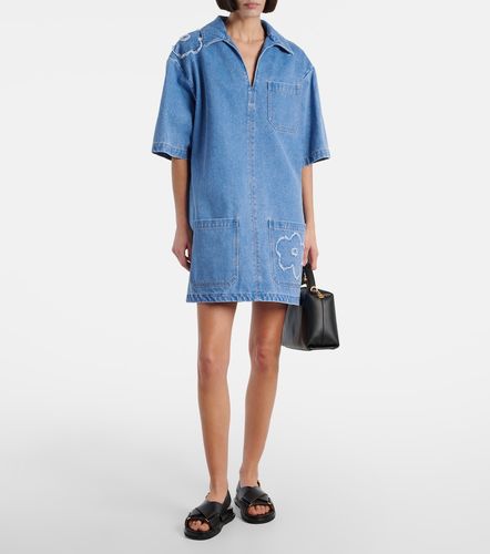 Patch-applique denim minidress - Marni - Modalova