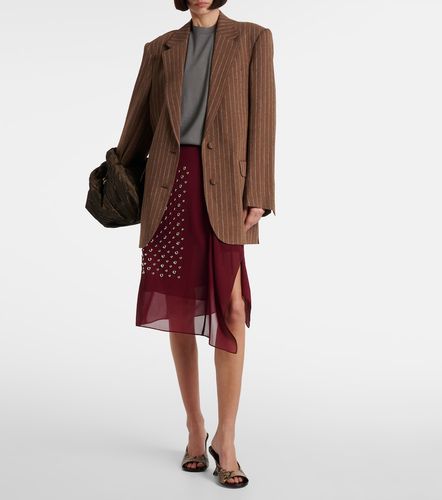 Mules de piel grabada - Dries Van Noten - Modalova