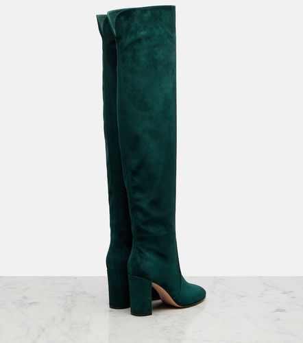 Botas mosqueteras de ante - Gianvito Rossi - Modalova