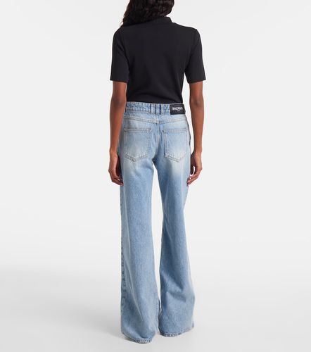 Balmain Jeans anchos de tiro medio - Balmain - Modalova