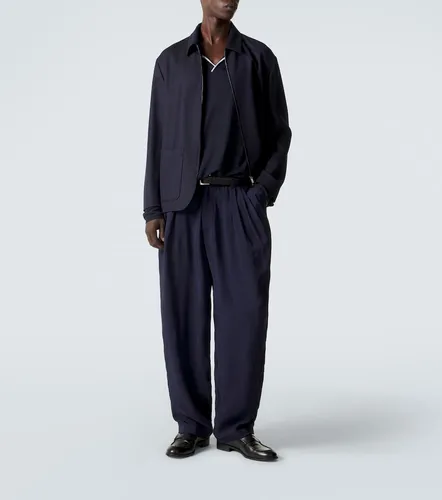 Giorgio Armani Polo de lino y seda - Giorgio Armani - Modalova
