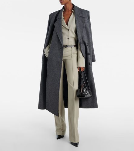 The Attico Draped wool shirt - The Attico - Modalova