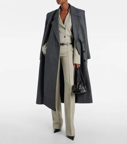 The Attico Draped wool shirt - The Attico - Modalova