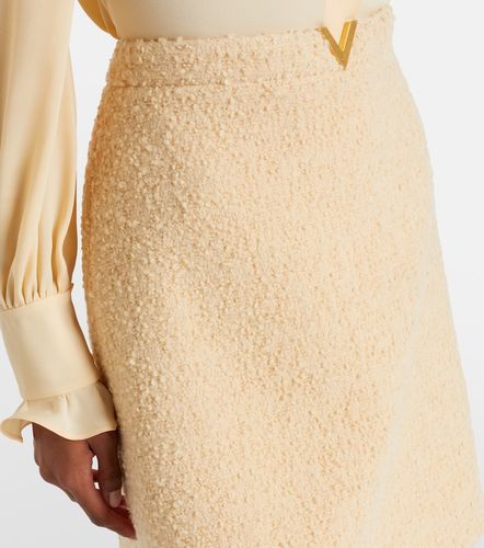 VGold wool-blend tweed miniskirt - Valentino - Modalova