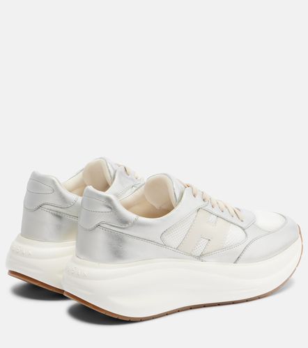 Maxi I Active leather-trimmed sneakers - Hogan - Modalova