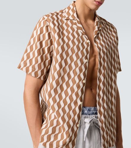 Camisa Roberto de lino estampada - Frescobol Carioca - Modalova