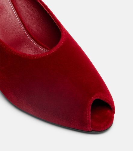 Mules con cuña de terciopelo - Toteme - Modalova