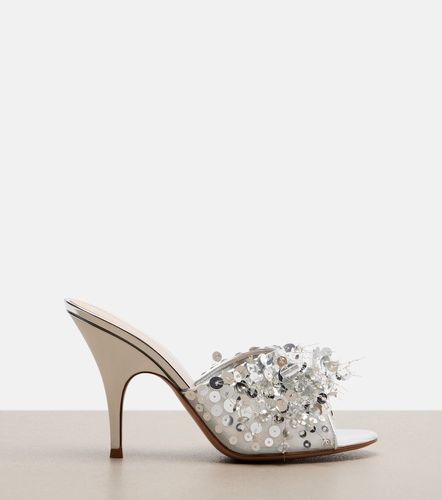 Abyssa sequined mesh mules - Gianvito Rossi - Modalova